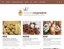 Tablet Screenshot of ohdulcescupcakes.com